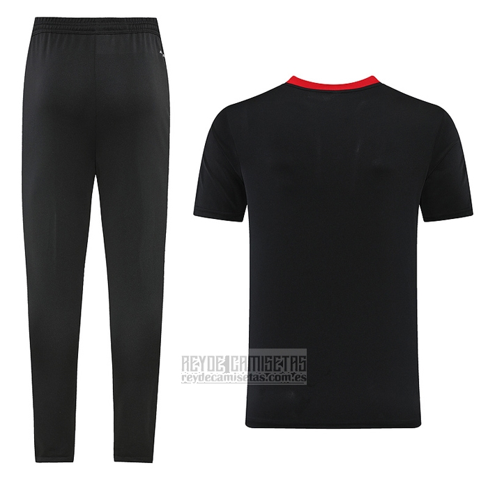 Chandal del Manchester United Manga Corta 2023-2024 Negro